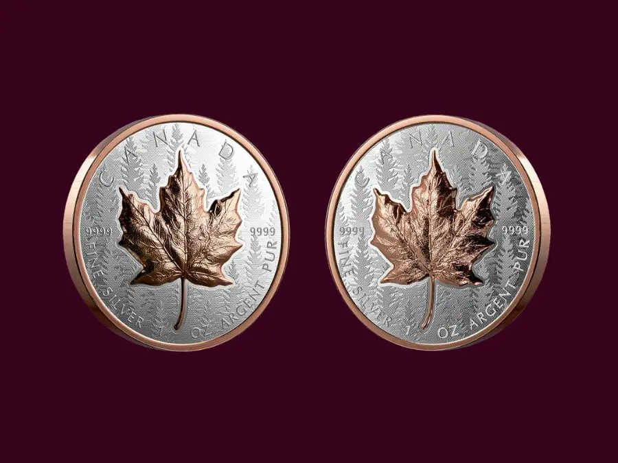 Lá Phong là biểu tượng bất diệt của Canad Xu bạc Silver Maple Leaf