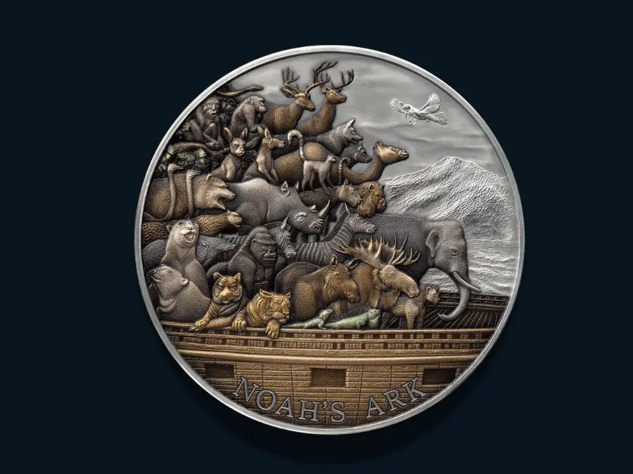 Đồng xu bạc Noah's Ark - Khi câu chuyện huyền thoại được tạc vào bạc Đồng xu bạc Noah's Ark