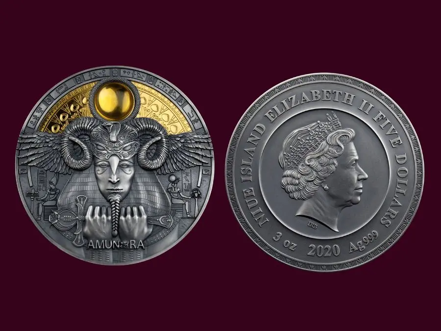 Amun-Ra là vị thần duy nhất mang trong mình tất cả quyền năng Xu bạc Amun-Ra