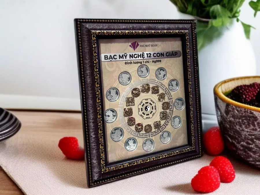 Bạc mỹ nghệ đồng xu 12 con giáp là món quà thích hợp nhân dịp Tết đến xuân về Giải đáp đầu năm có nên mua bạc