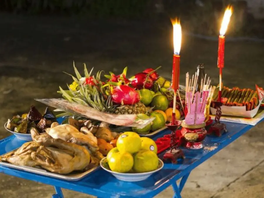 Mâm cúng giao thừa Mâm cúng giao thừa