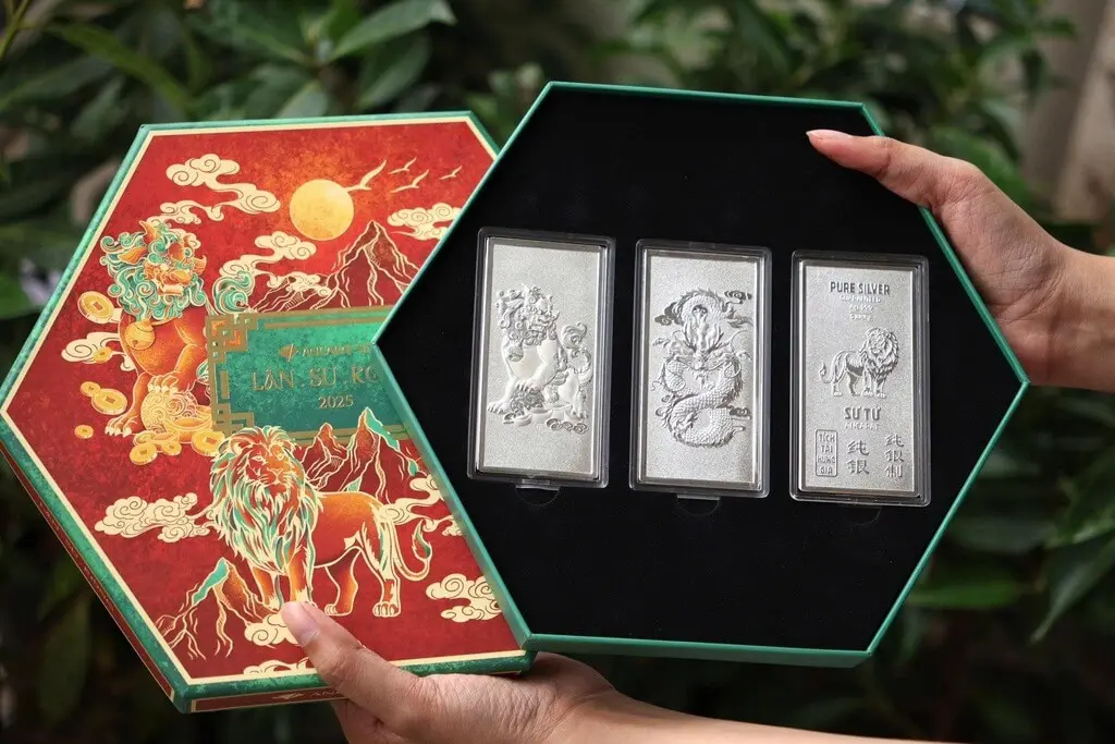 Set quà tặng Lân Sư Rồng 5 lượng Set quà tặng Lân Sư Rồng 5 lượng