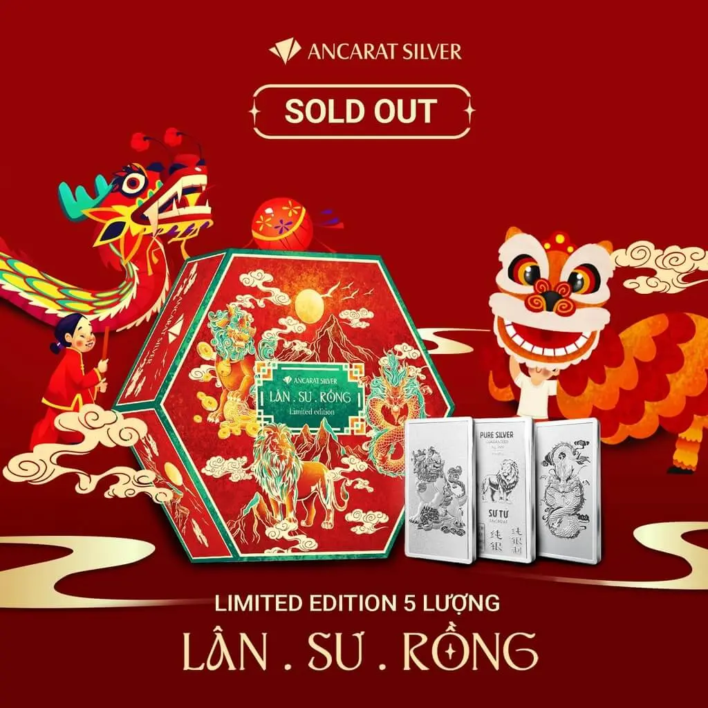 Mua Set quà tặng Lân Sư Rồng 5 lượng Mua Set quà tặng Lân Sư Rồng 5 lượng