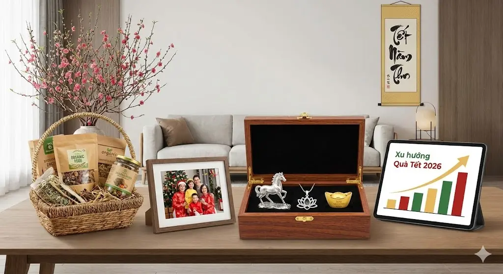 Xu hướng quà Tết 2026 – Quà tặng mang thông điệp tài lộc và bình an Xu hướng quà Tết 2026 – Quà tặng mang thông điệp tài lộc và bình an