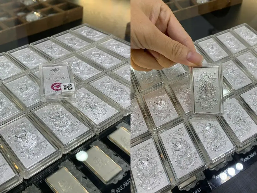 Bạc ta là bạc nguyên chất 99.9% được dùng trong đầu tư, tích trữ Bạc Ý và bạc ta cái nào tốt hơn