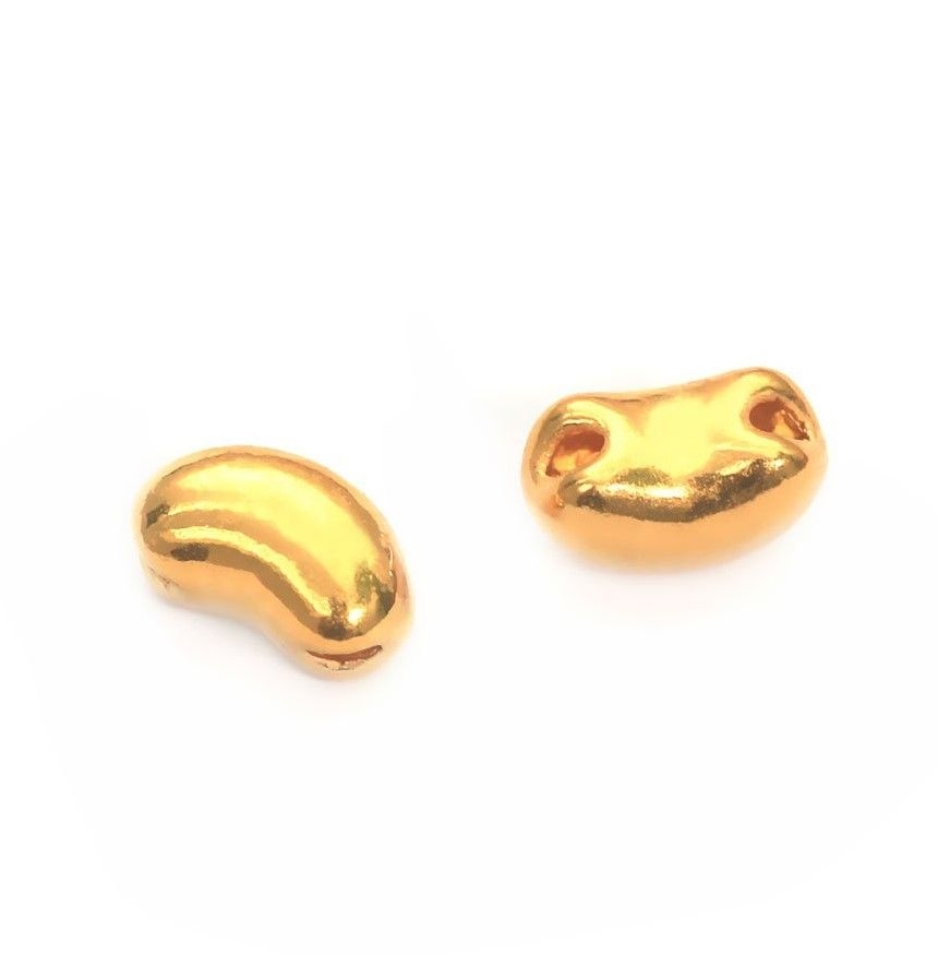 Charm Vàng 24K Hạt Đậu Bo Cong ANCARAT