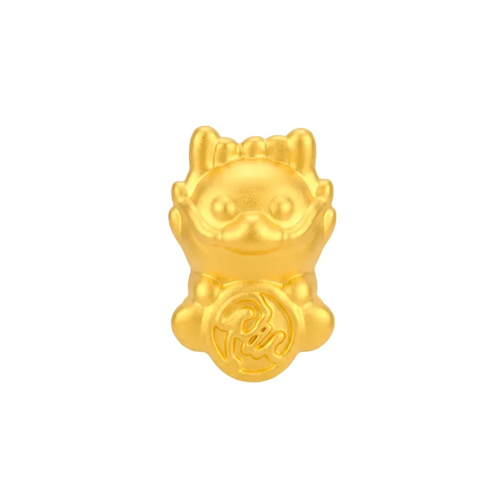Charm Vàng 24K Kim Thìn Chữ Phúc ANCARAT