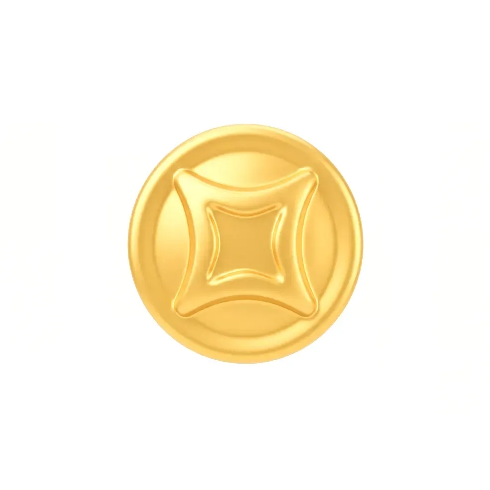 Charm Vàng 24K Kim Tiền Bánh Bao ANCARAT