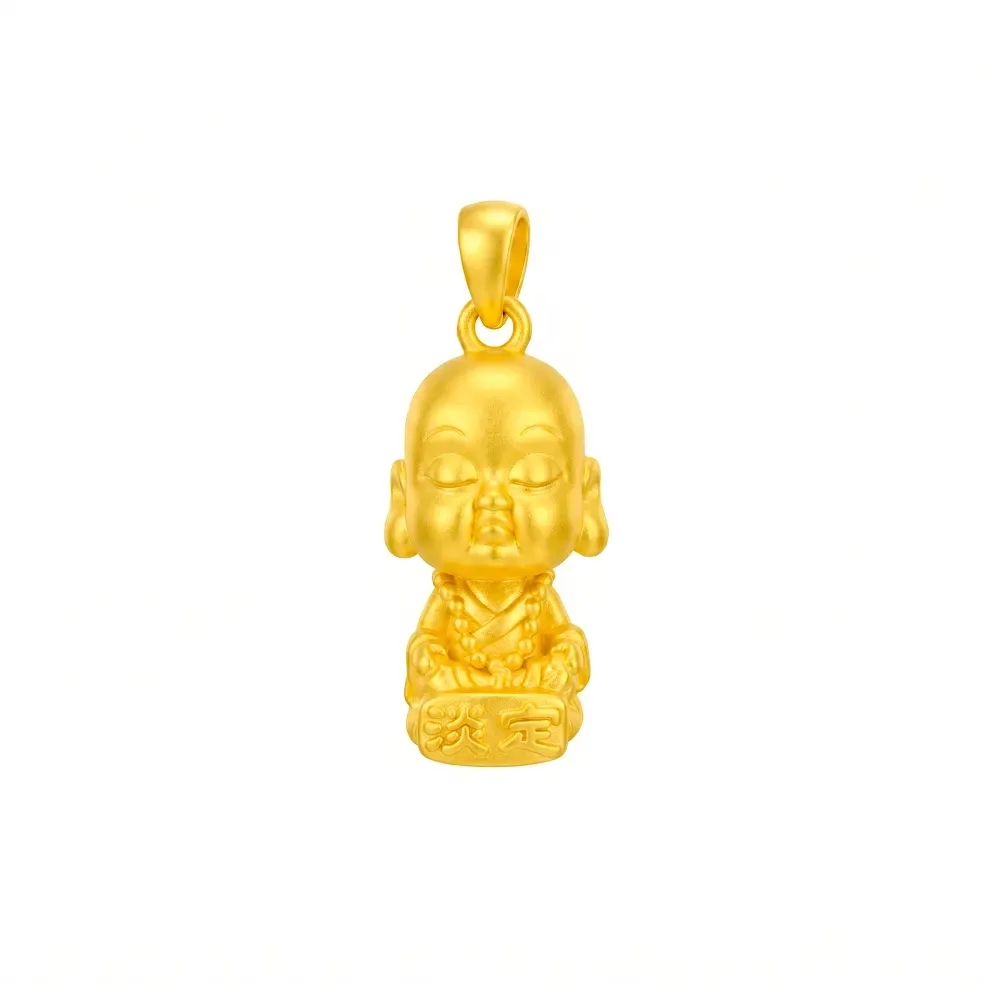 Mặt Dây Vàng 24K Tiểu Phật Tự Tại ANCARAT