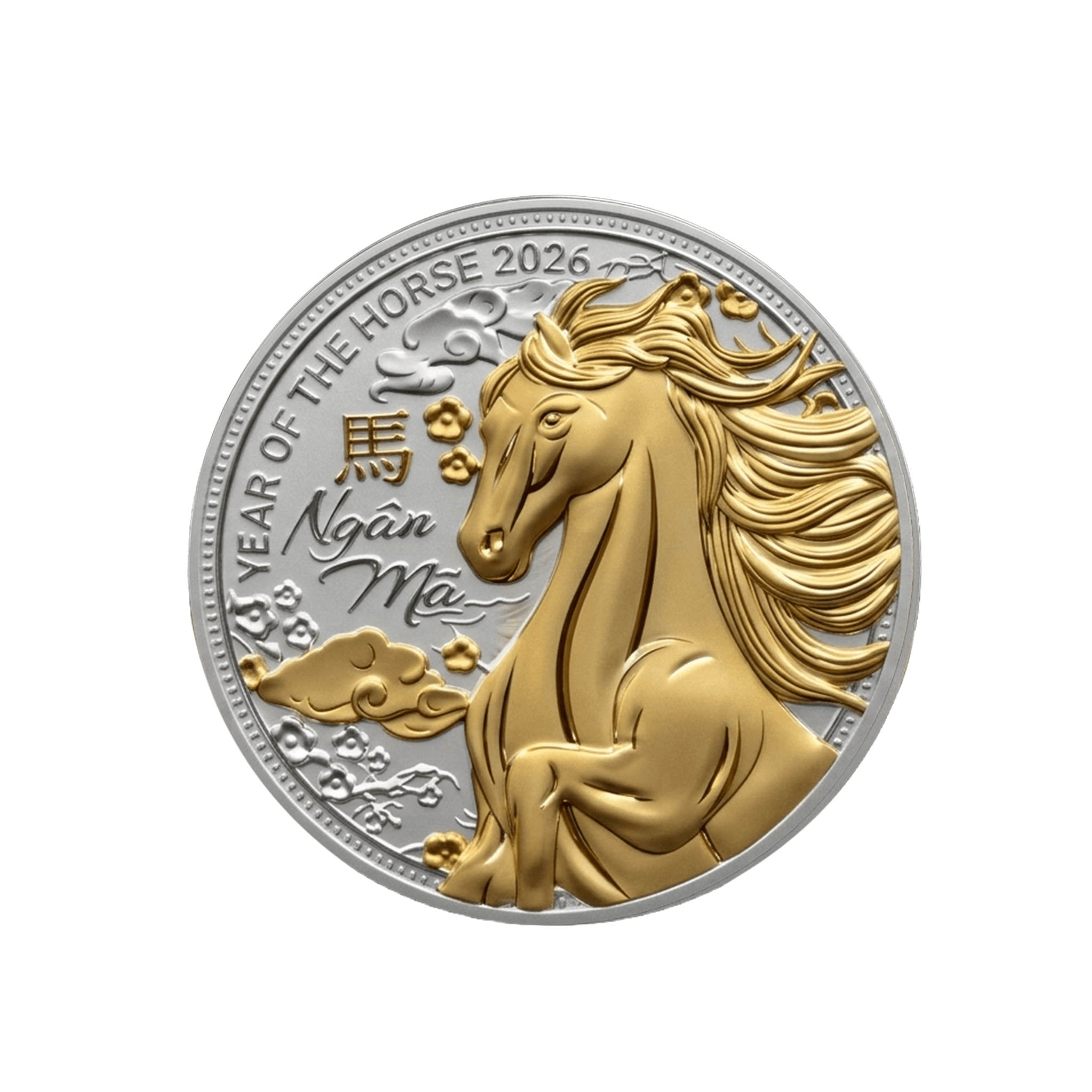 Đồng Bạc Mỹ Nghệ 999 Ngân Mã Vượng Phát 1 Lượng V.I.P ANCARAT