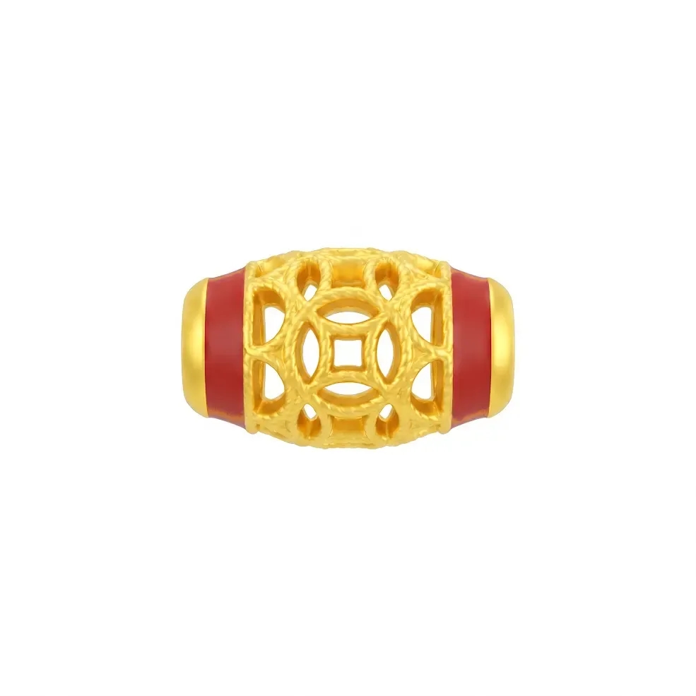 Charm Vàng 24K Trụ Kim Tiền ANCARAT