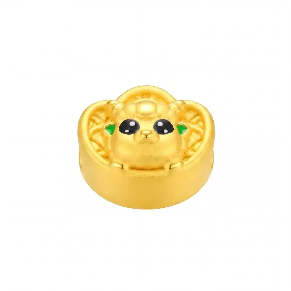 Charm Vàng 24K 12 Con Giáp Kim Mùi Dê Con ANCARAT