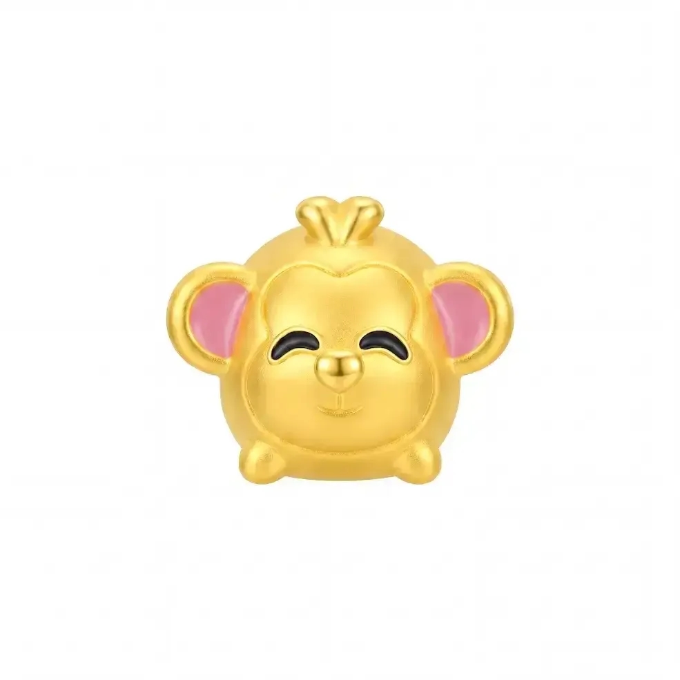Charm Vàng 24K Hình Khỉ Kim Thân ANCARAT