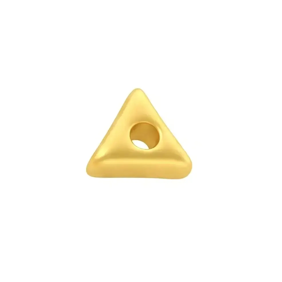 Charm Vàng 24K Hột Bi Tam Giác Bo Tròn ANCARAT