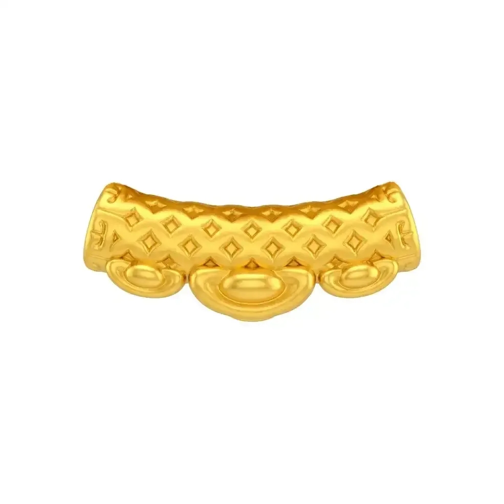 Lắc Tay Vàng 24K Họa Tiết Nén Vàng ANCARAT