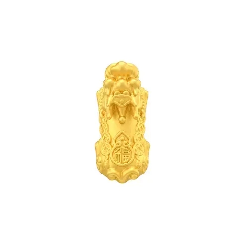 Charm Vàng 24K Tỳ Hưu Hồ Lô Phúc Họa Tiết Nổi ANCARAT