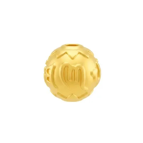 Charm Vàng 24K Lục Tự Đại Minh Chú Tròn ANCARAT