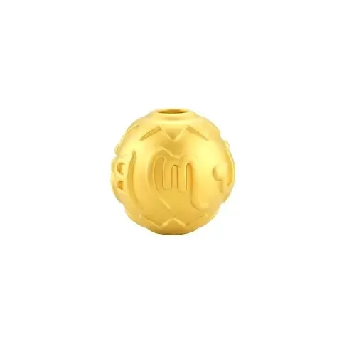 Charm Vàng 24K Lục Tự Đại Minh Chú Tròn 12mm ANCARAT