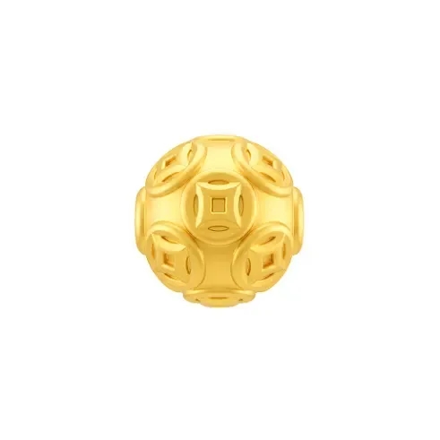 Charm Vàng 24K hột tròn Kim Tiền 65