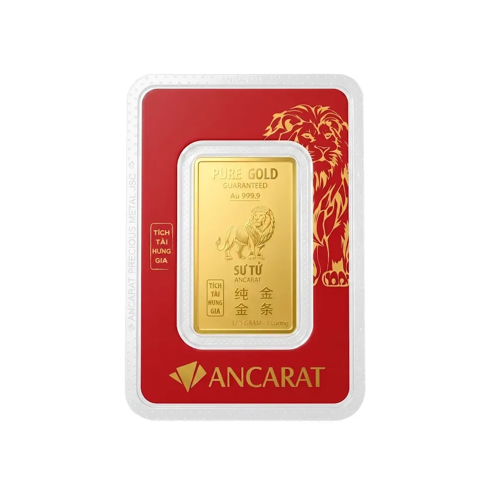 Vàng Thỏi 9999 Bắc Sư Tử 1 Lượng ANCARAT