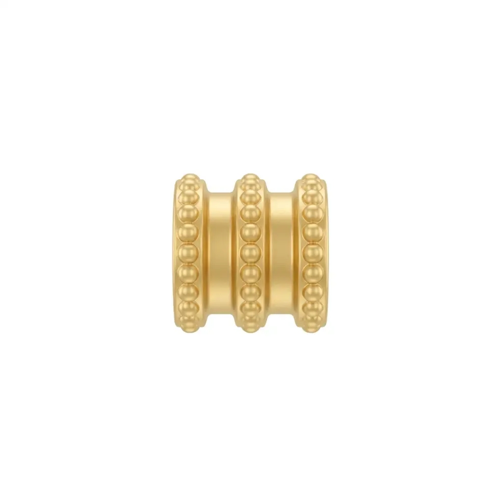 Charm Vàng 24K Trụ Hoa Văn Nổi Tessera ANCARAT