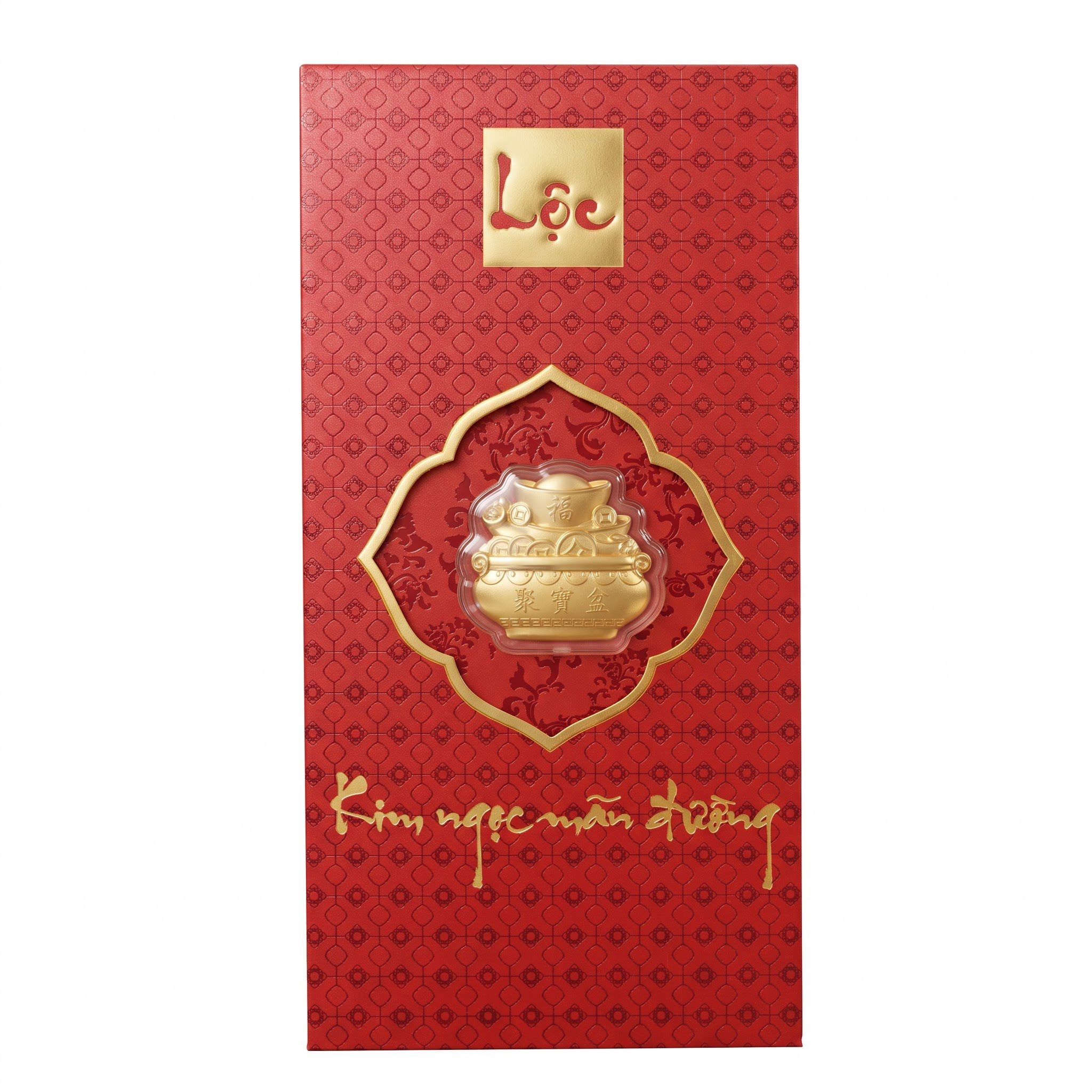 Bao Lì Xì Hình Hũ Vàng Tích Lũy Tiền Xu ANCARAT