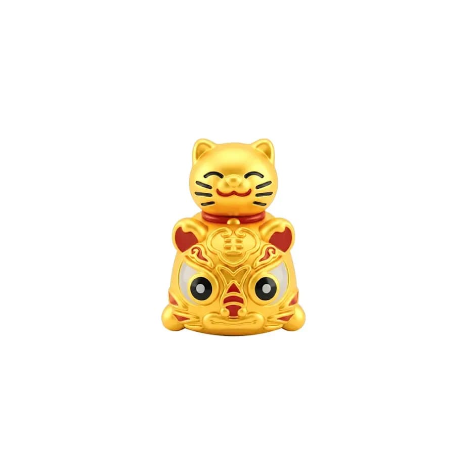 Charm Vàng 24K Kim Dần Chiêu Tài Xoay ANCARAT