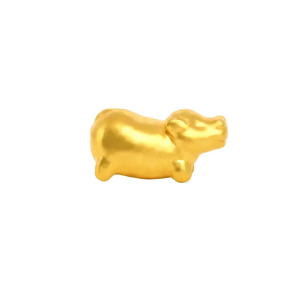 Charm Vàng 24K Kim Sửu Hạt Gạo ANCARAT
