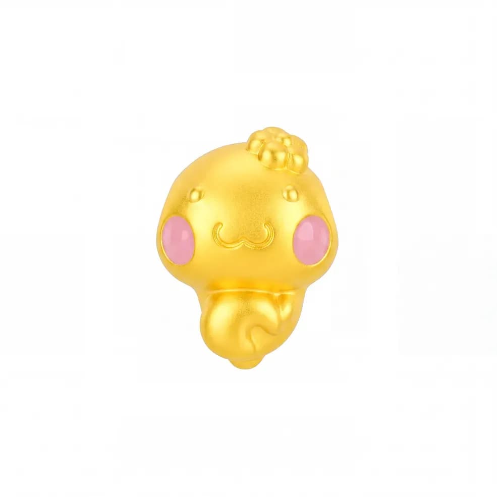 Charm Vàng 24K Hình Rắn Kim Tỵ ANCARAT