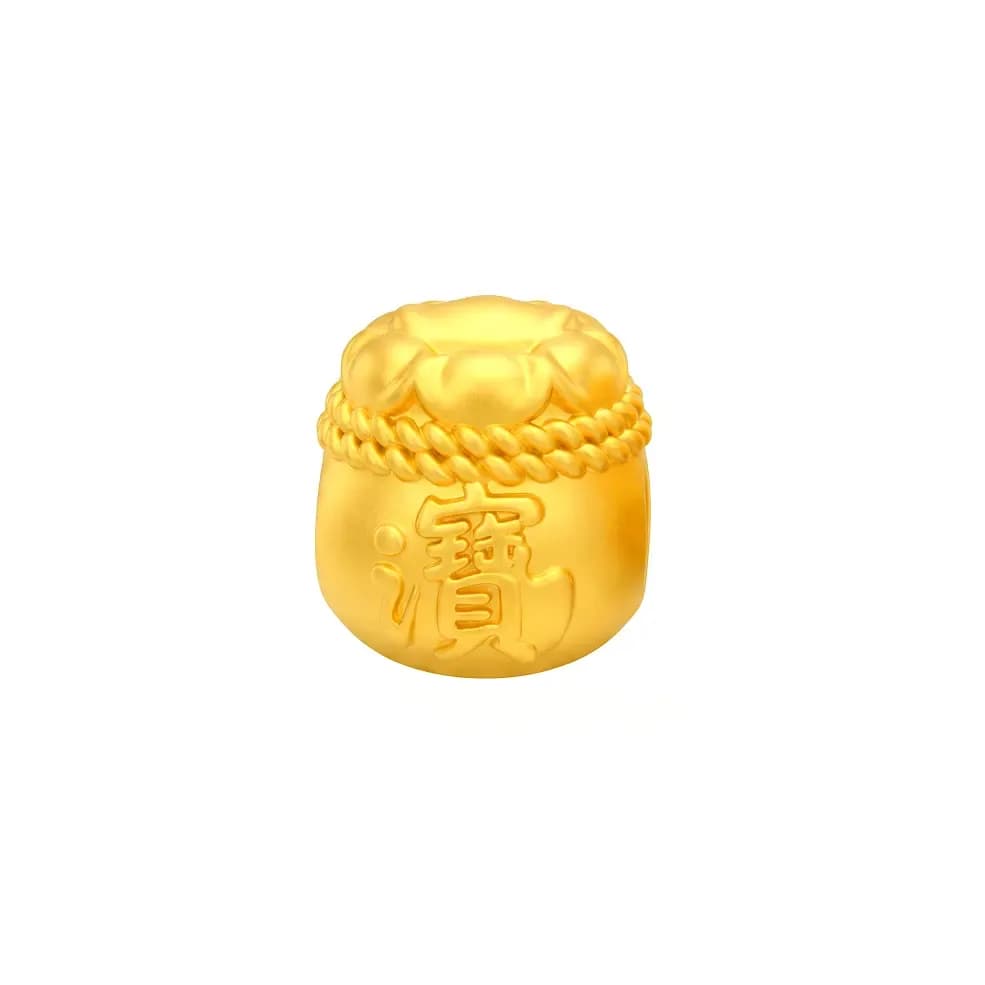 Charm Vàng 24K Túi Lộc Chiêu Tài Tấn Bảo ANCARAT