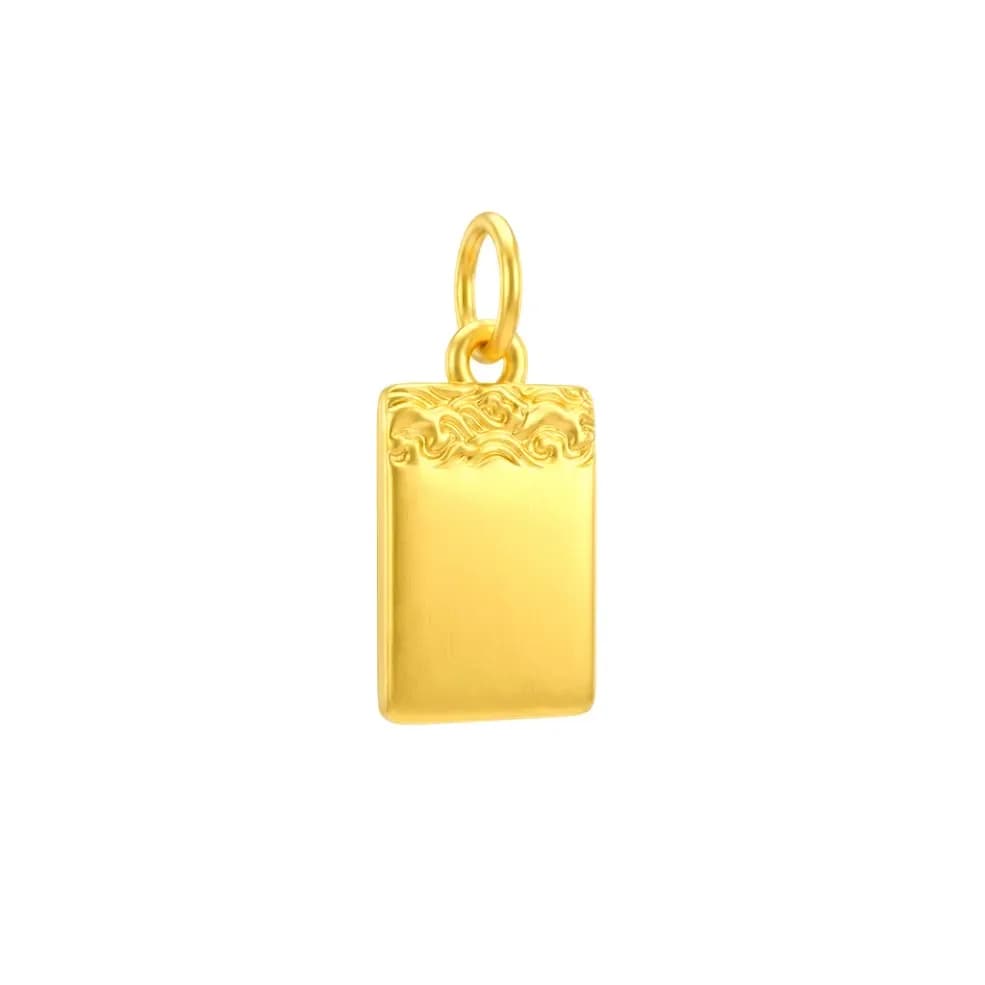 Mặt Dây Vàng 24K Tường Vân Kim Tiền ANCARAT