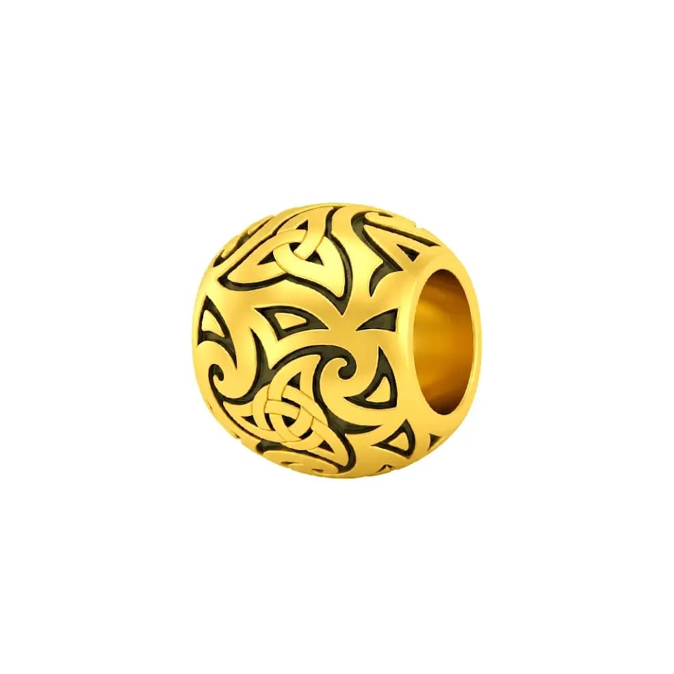 Charm Vàng 24K Trụ Hoa Văn Đan Cài ANCARAT