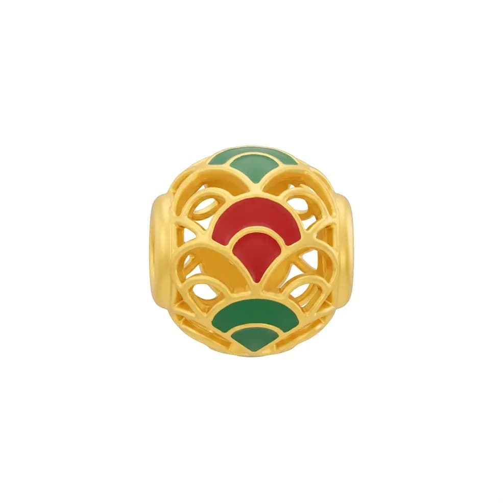 Charm Vàng 18K Hồng Ngọc Cát Tường