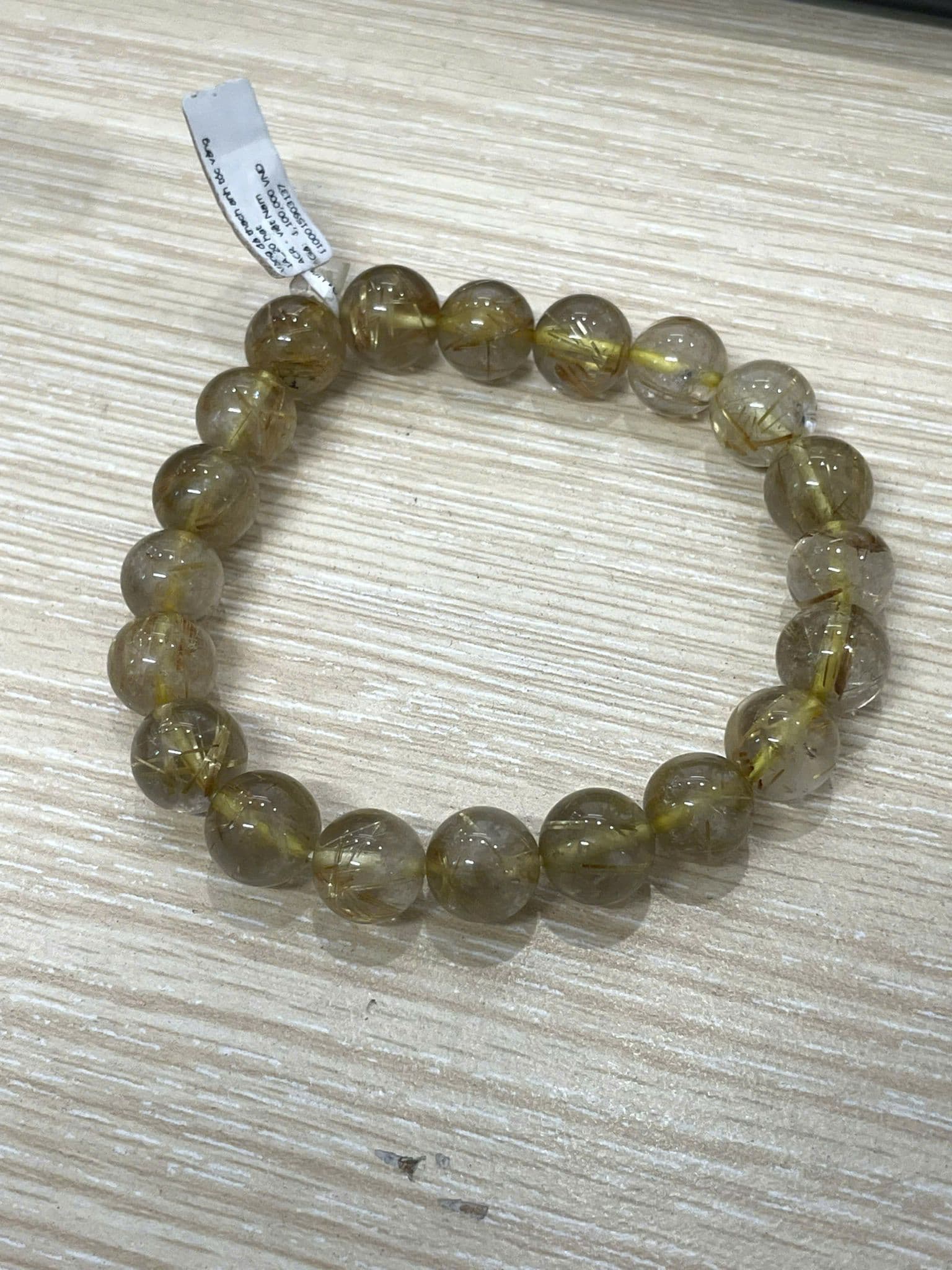 Vòng Đá Thạch Anh Tóc Vàng 1A