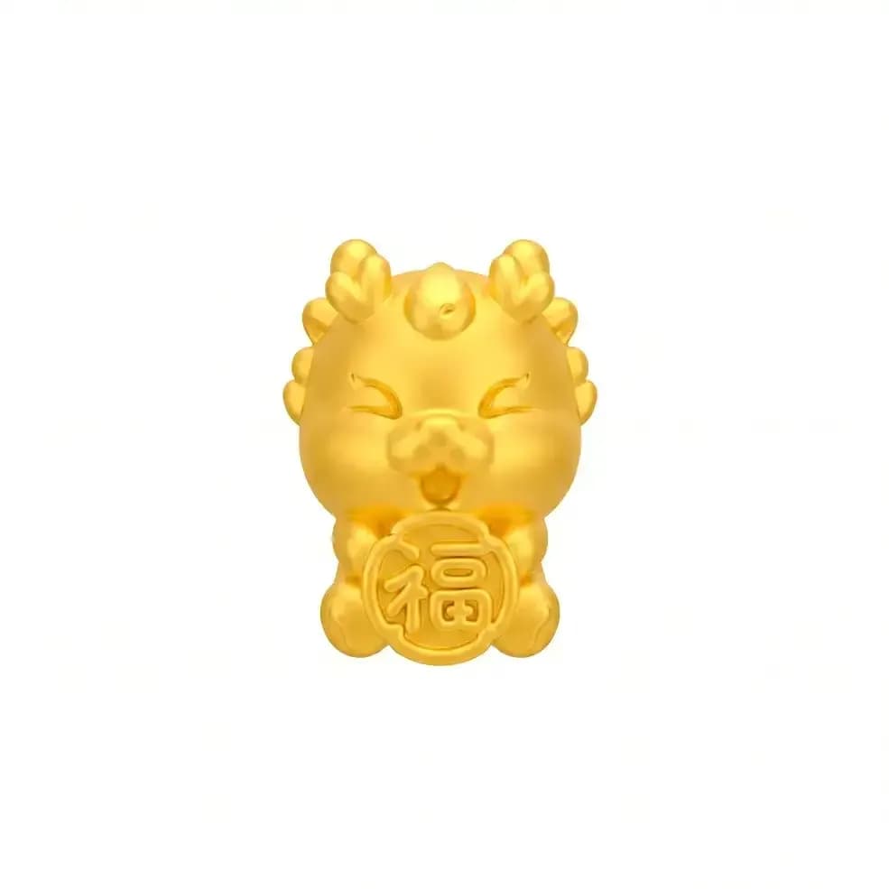 Charm Vàng 24K Kim Thìn Vạn Phúc ANCARAT