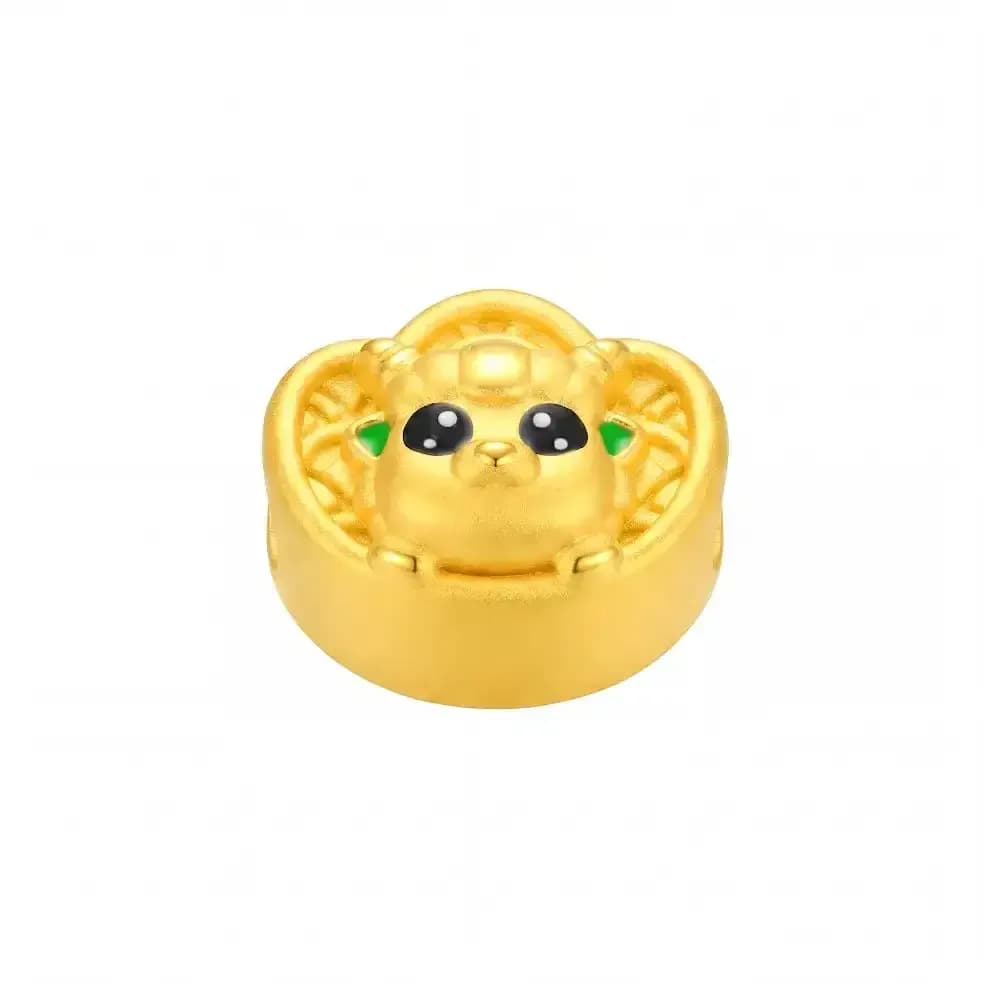 Charm Vàng 24K 12 Con Giáp Kim Mùi Dê Con ANCARAT
