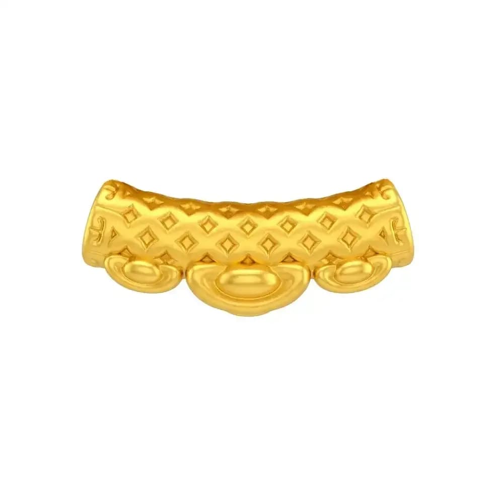 Lắc Tay Vàng 24K Họa Tiết Nén Vàng ANCARAT