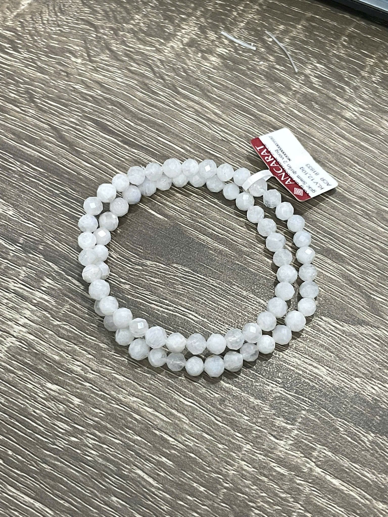 Vòng Đá Moonstone Thiên Nhiên Cắt Giác