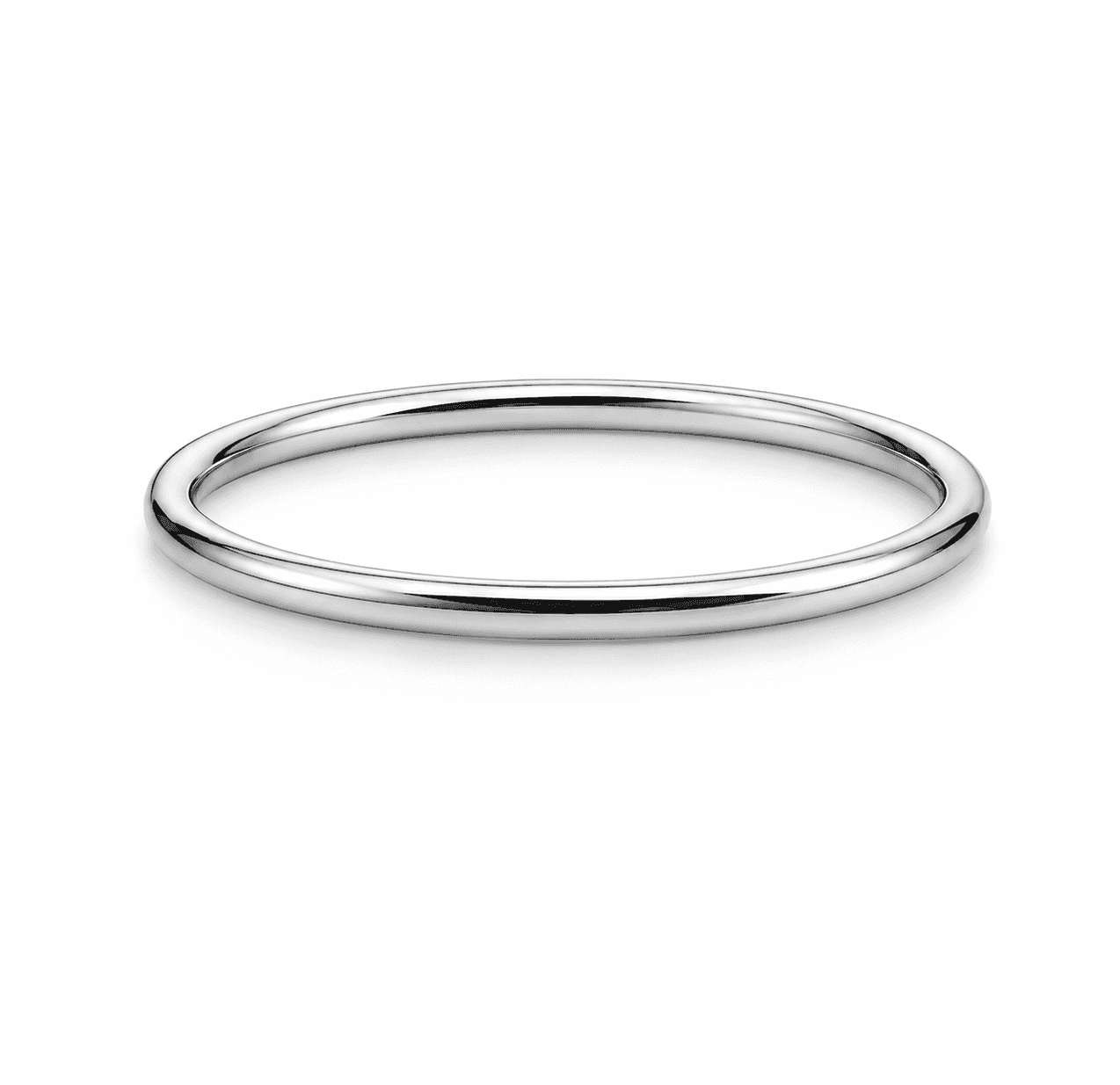 Lắc Tay Bạc 999 Dáng Tròn Trơn Bóng ANCARAT