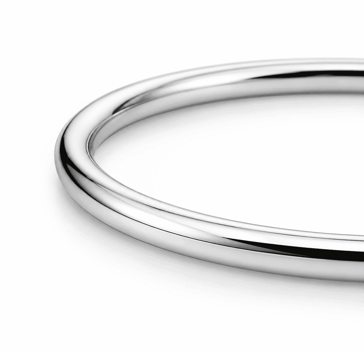 Lắc Tay Bạc 999 Dáng Tròn Trơn Bóng ANCARAT