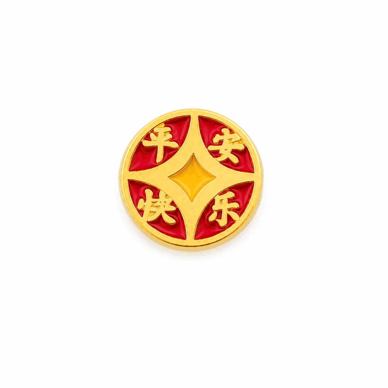 Charm Vàng 24K Đồng Xu Bánh Bao ANCARAT