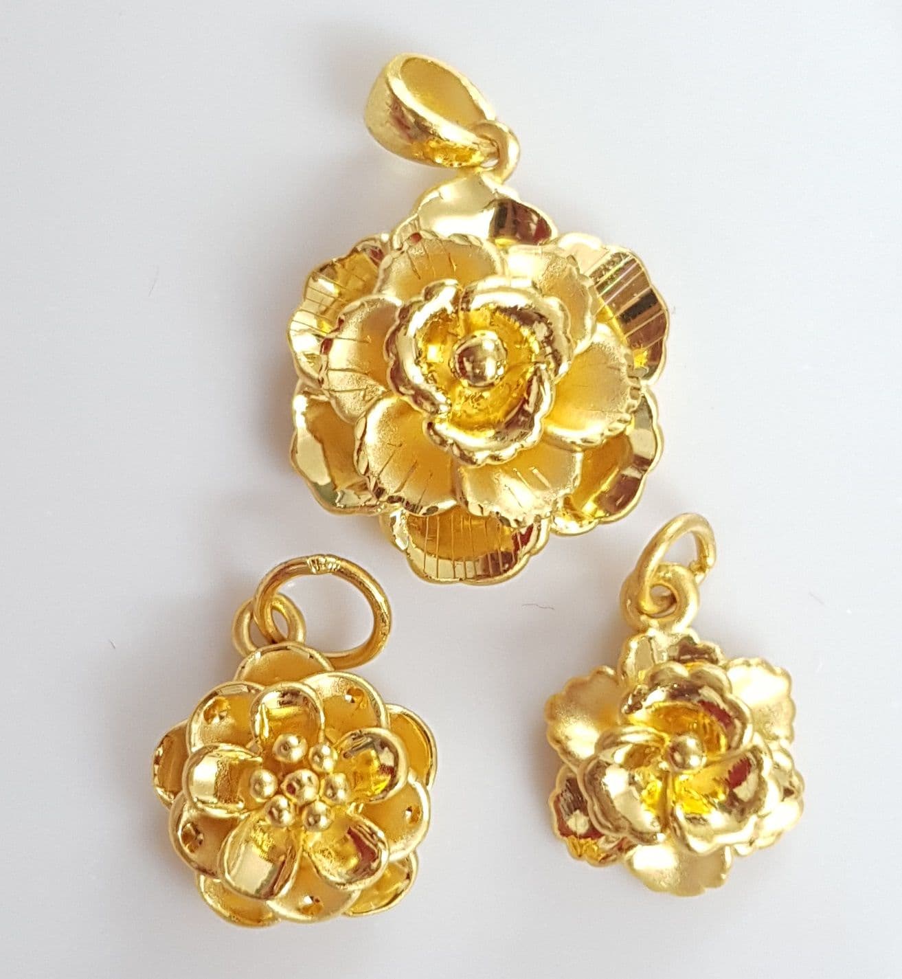 Mặt dây Vàng 24K Hoa Mai