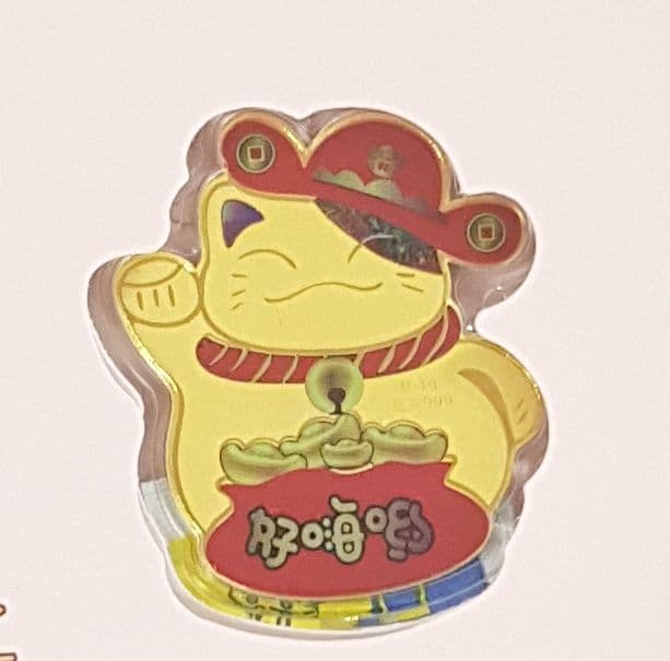 Miếng dán Vàng 24K Mèo Chiêu Tài