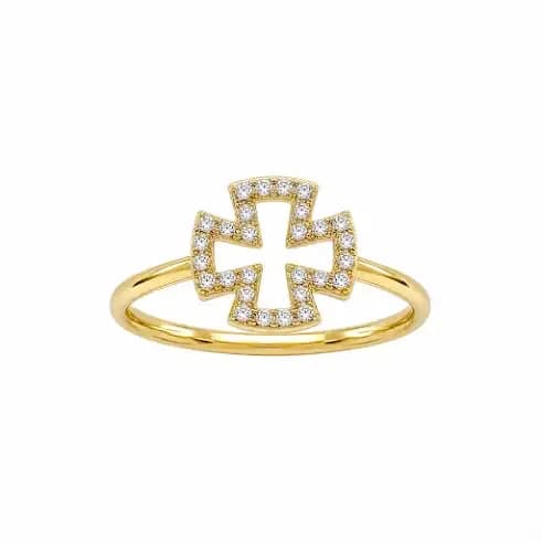 Nhẫn kiểu vàng 18k