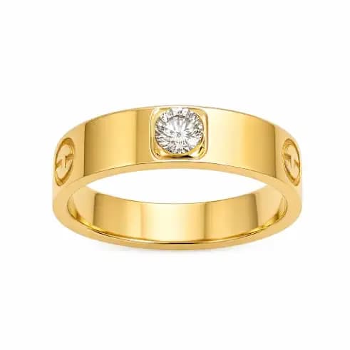 Nhẫn kiểu vàng 18k