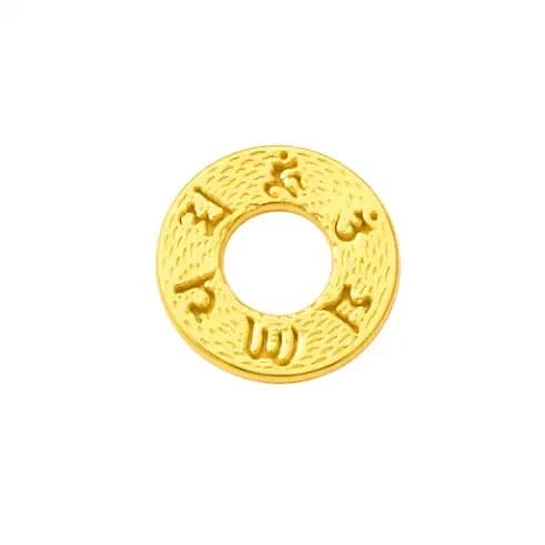 Charm Vàng 24K Lục Tự Đại Minh Chú Trụ ANCARAT