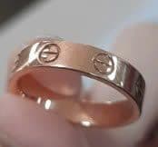 Nhẫn Vàng 18K Bản Rộng Họa Tiết Tròn ANCARAT