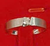 Nhẫn Cưới Bản Rộng Điểm Nhấn Tròn Thanh Lịch ANCARAT