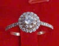 Nhẫn kiểu 18k đính đá