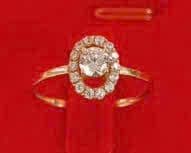 Nhẫn kiểu 18k đính đá